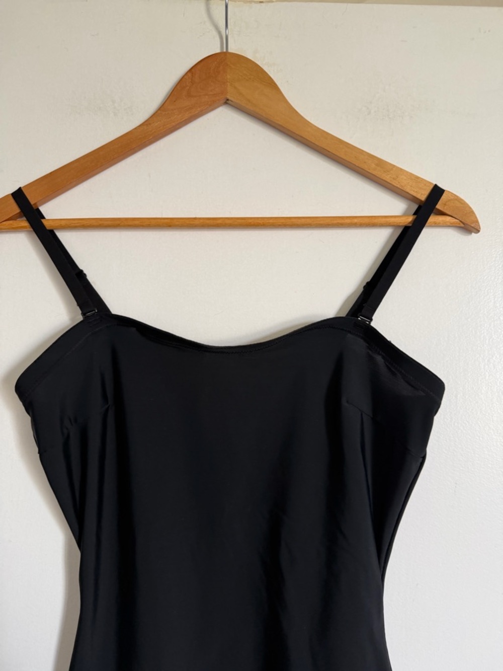 Assets by SPANX Black Shape Wear Slip Mini Dress size Large EUC - Picture 3 of 6